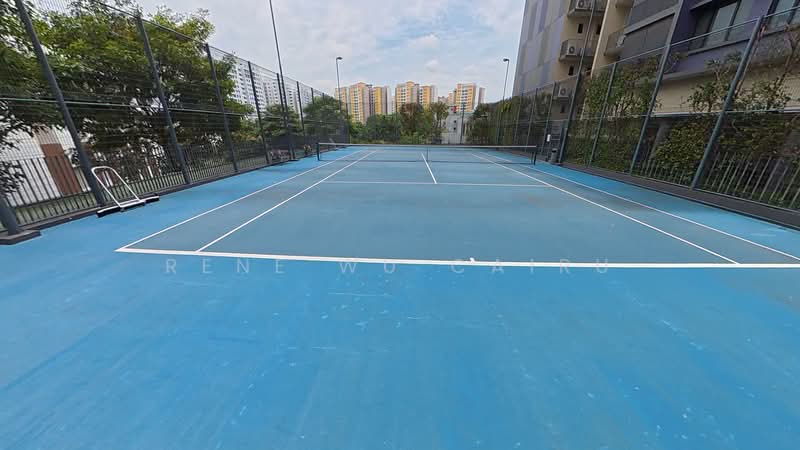 The Amore, 55 Edgedale Plains, 3 Bedrooms, 990 sqft, Executive Condominium For Rent, by Rene Wu Cairu, 500066130 - Tennis Court - PropertyGuru.com.sg