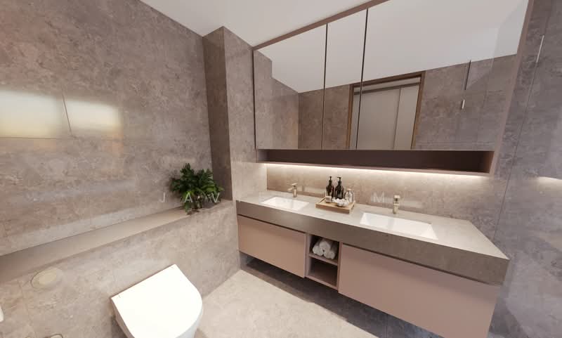 Amber House Apartment For Sale at S$ 5,200,000 | PropertyGuru Singapore - Master Bathroom