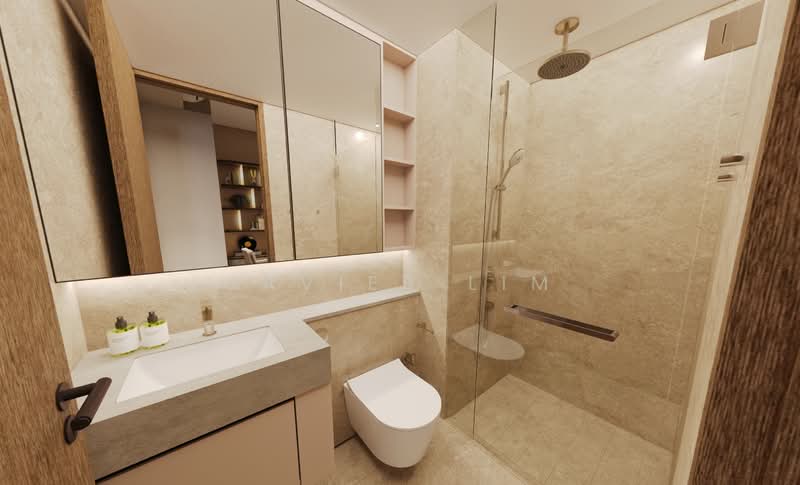 Amber House Apartment For Sale at S$ 5,200,000 | PropertyGuru Singapore - Junior Master Bathroom