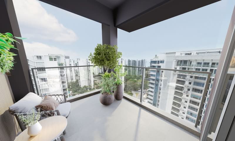 Amber House Apartment For Sale at S$ 5,200,000 | PropertyGuru Singapore - Master Bedroom Private Balcony