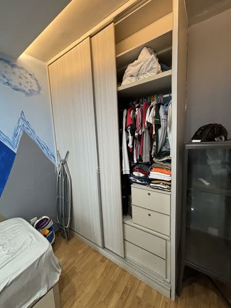 Parc Olympia, 64 Flora Drive, Room Rental, 160 sqft, Condominium For Rent, by Nigel Soo, 500066181 - Junior Master Ensuite Bedroom Wardrobe - PropertyGuru.com.sg