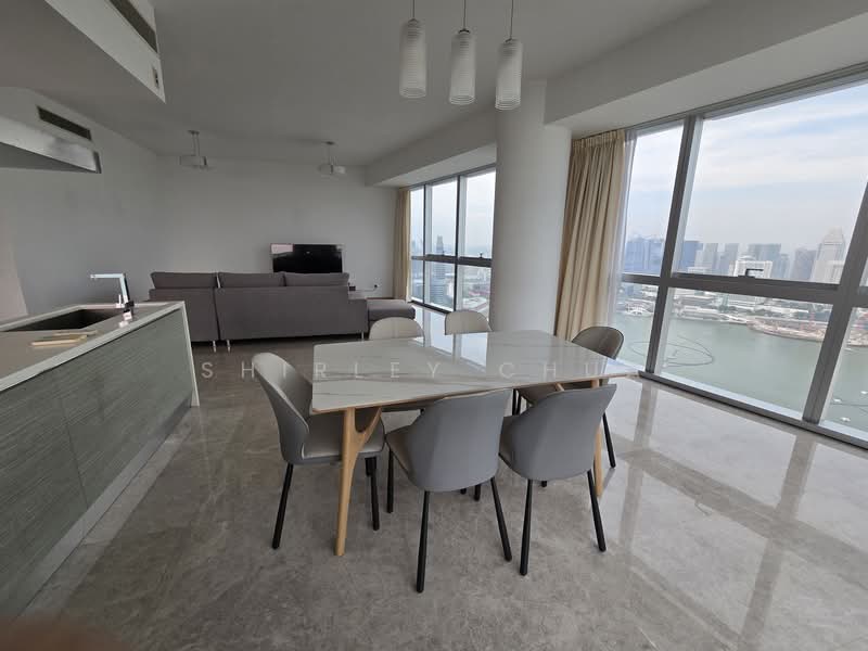 Marina Bay Residences, 18 Marina Boulevard, 3 Bedrooms, 1,959 sqft, Condominium For Rent, by Shirley Chua, 500066353 - Living Room - PropertyGuru.com.sg