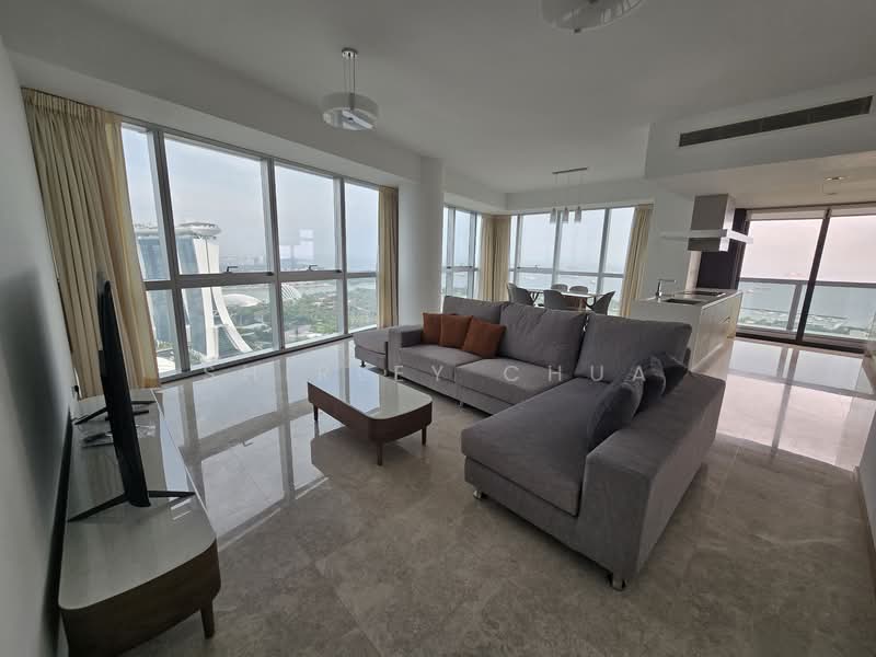Marina Bay Residences, 18 Marina Boulevard, 3 Bedrooms, 1,959 sqft, Condominium For Rent, by Shirley Chua, 500066353 - Living Room - PropertyGuru.com.sg
