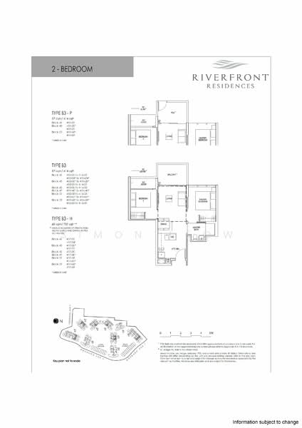 Riverfront Residences Condominium For Sale at S$ 1,180,000 | PropertyGuru Singapore