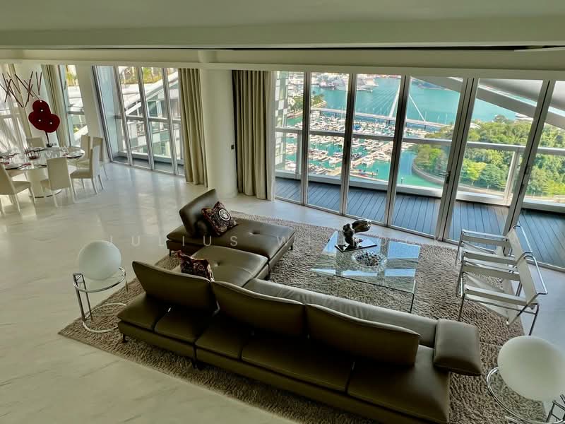 Reflections at Keppel Bay Condominium For Sale at S$ 23,000,000 | PropertyGuru Singapore - Living Room
