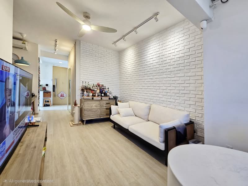 Skies Miltonia Condominium For Sale at S$ 980,000 | PropertyGuru Singapore - Living Room