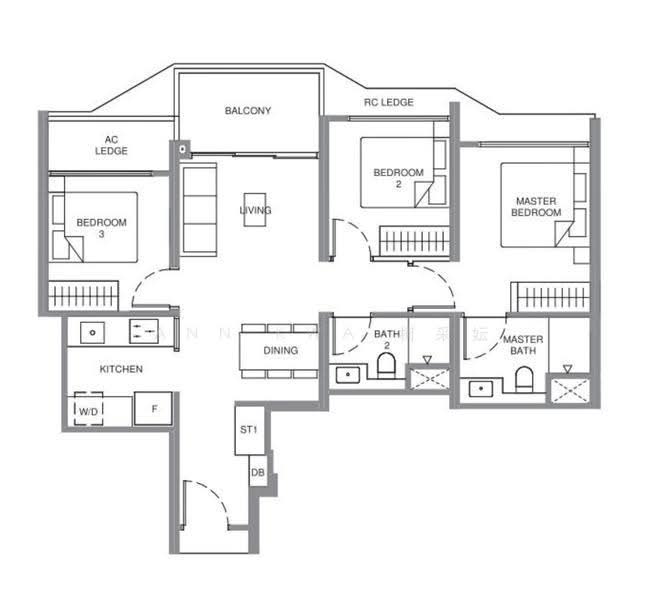 Pinery Residences, Tampines Street 94, 3 Bedrooms, 807 sqft, Condominium For Sale, by Ann Kwa 柯采妘, 500066540 - PropertyGuru.com.sg