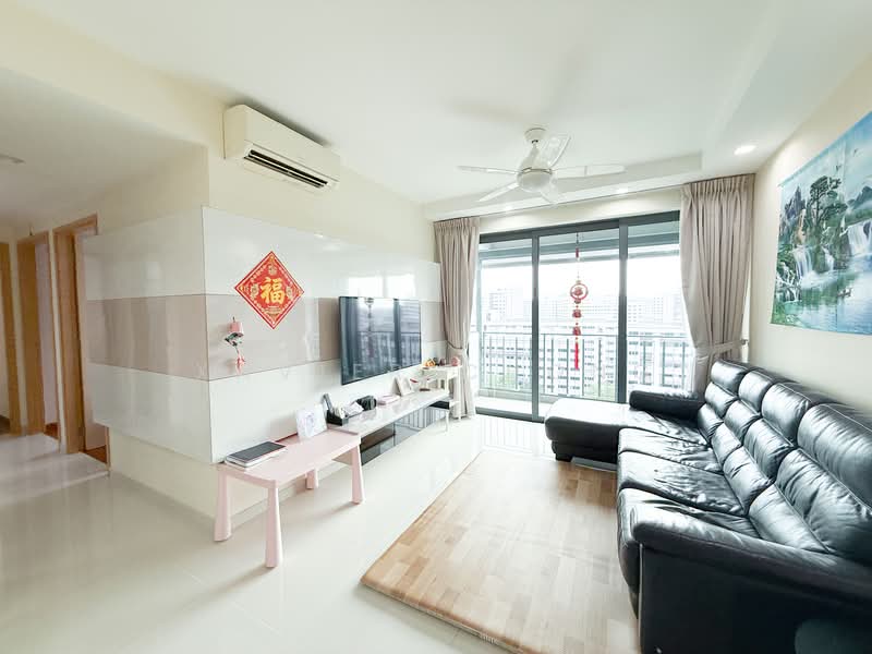 Esparina Residences, 123 Compassvale Bow, 3 Bedrooms, 1,001 sqft, Executive Condominium For Rent, by Xavier Chong, 500066552 - Living Room - PropertyGuru.com.sg