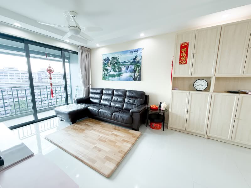 Esparina Residences, 123 Compassvale Bow, 3 Bedrooms, 1,001 sqft, Executive Condominium For Rent, by Xavier Chong, 500066552 - Living Room - PropertyGuru.com.sg