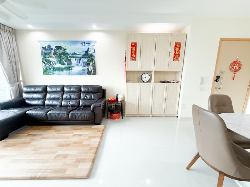 Esparina Residences, 123 Compassvale Bow, 3 Bedrooms, 1,001 sqft, Executive Condominium For Rent, by Xavier Chong, 500066552 - Living Room - PropertyGuru.com.sg