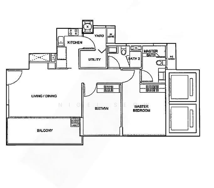 Watertown, 65 Punggol Central, 2 Bedrooms, 915 sqft, Condominium For Rent, by Nigel Seow, 500066595 - PropertyGuru.com.sg