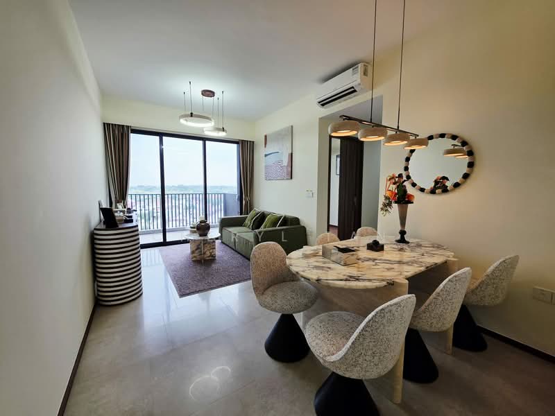 Lentor Modern, Lentor Central, 3 Bedrooms, 990 sqft, Condominium For Rent, by Cheryl Tan, 500066652 - Living Room - PropertyGuru.com.sg