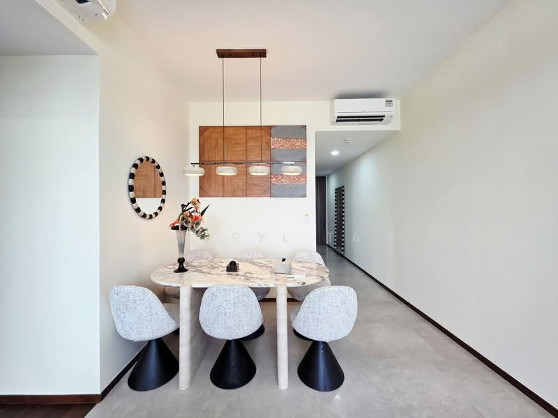 Lentor Modern, Lentor Central, 3 Bedrooms, 990 sqft, Condominium For Rent, by Cheryl Tan, 500066652 - Dining Room - PropertyGuru.com.sg