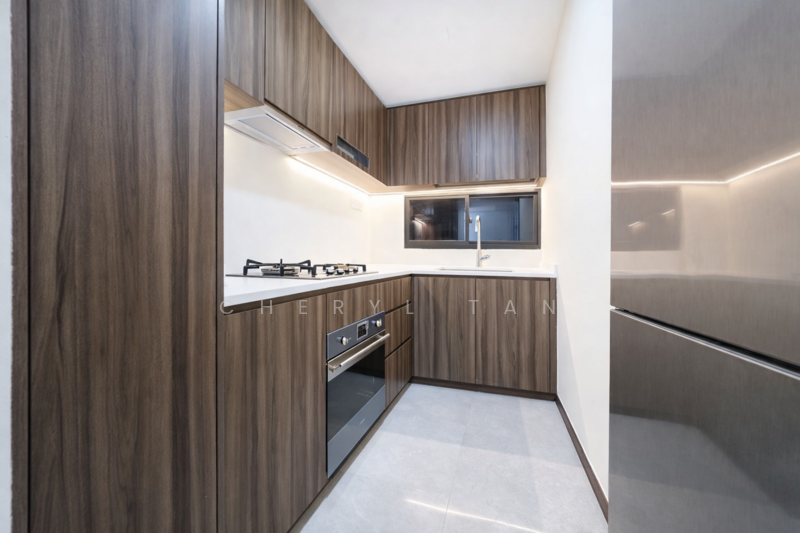 Lentor Modern, Lentor Central, 3 Bedrooms, 990 sqft, Condominium For Rent, by Cheryl Tan, 500066652 - Kitchen - PropertyGuru.com.sg