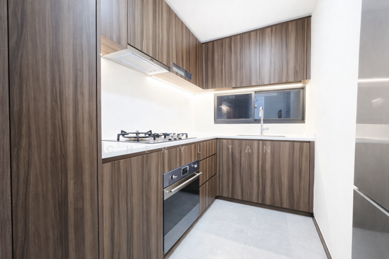 Lentor Modern, Lentor Central, 3 Bedrooms, 990 sqft, Condominium For Rent, by Cheryl Tan, 500066652 - Kitchen - PropertyGuru.com.sg