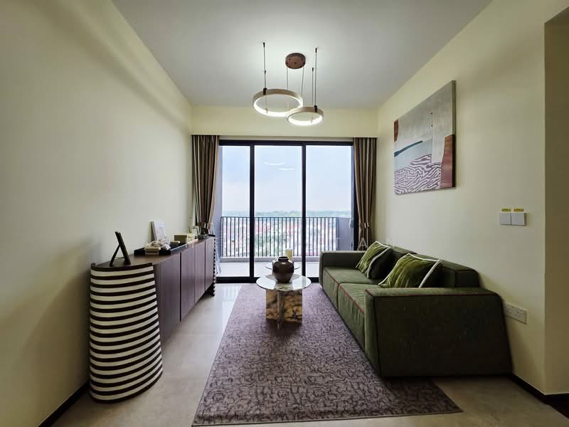 Lentor Modern, Lentor Central, 3 Bedrooms, 990 sqft, Condominium For Rent, by Cheryl Tan, 500066652 - Living Room - PropertyGuru.com.sg