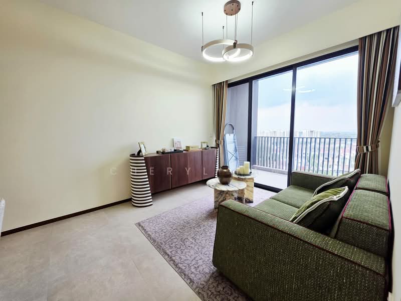 Lentor Modern, Lentor Central, 3 Bedrooms, 990 sqft, Condominium For Rent, by Cheryl Tan, 500066652 - Living Room - PropertyGuru.com.sg