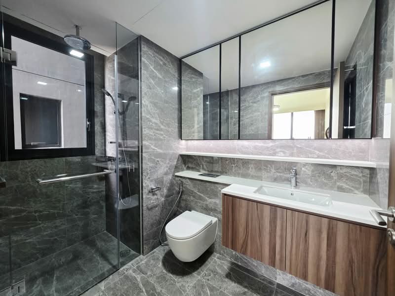 Lentor Modern, Lentor Central, 3 Bedrooms, 990 sqft, Condominium For Rent, by Cheryl Tan, 500066652 - Bathroom - PropertyGuru.com.sg