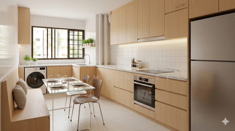 612 Ang Mo Kio Avenue 4 HDB Flat For Sale at S$ 550,000 | PropertyGuru Singapore - Kitchen