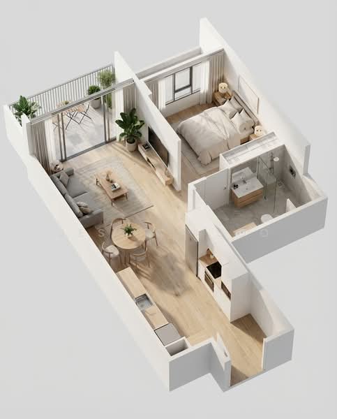 Kopar At Newton Condominium For Sale at S$ 1,300,000 | PropertyGuru Singapore - Living Room