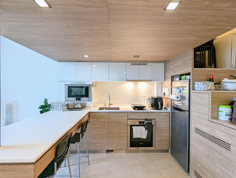 The Tennery, 5A Woodlands Road, 1 Bedroom, 614 sqft, Condominium For Rent, by Jenn Loh, 500066801 - Kitchen - PropertyGuru.com.sg