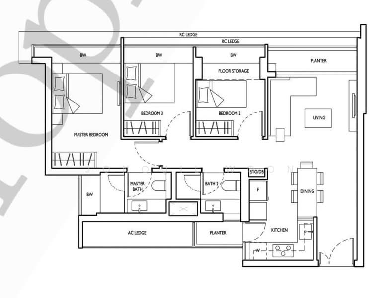 D'Nest, 131 Pasir Ris Grove, 3 Bedrooms, 936 sqft, Condominium For Rent, by Jonquil Woon, 500066822 - PropertyGuru.com.sg