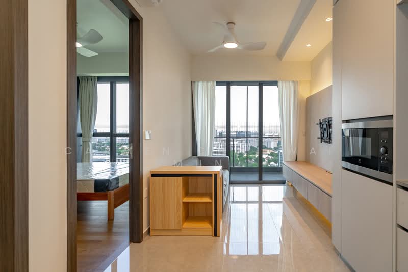 Parc Clematis, 8C Jalan Lempeng, 1 Bedroom, 452 sqft, Condominium For Rent, by Carmen Chai Wai Mun, 500066838 - Living Room - PropertyGuru.com.sg