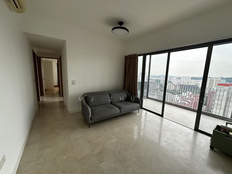 Alex Residences, 28 Alexandra View, 3 Bedrooms, 1,023 sqft, Apartment For Rent, by MJ Zhuo, 500066954 - Living Room - PropertyGuru.com.sg