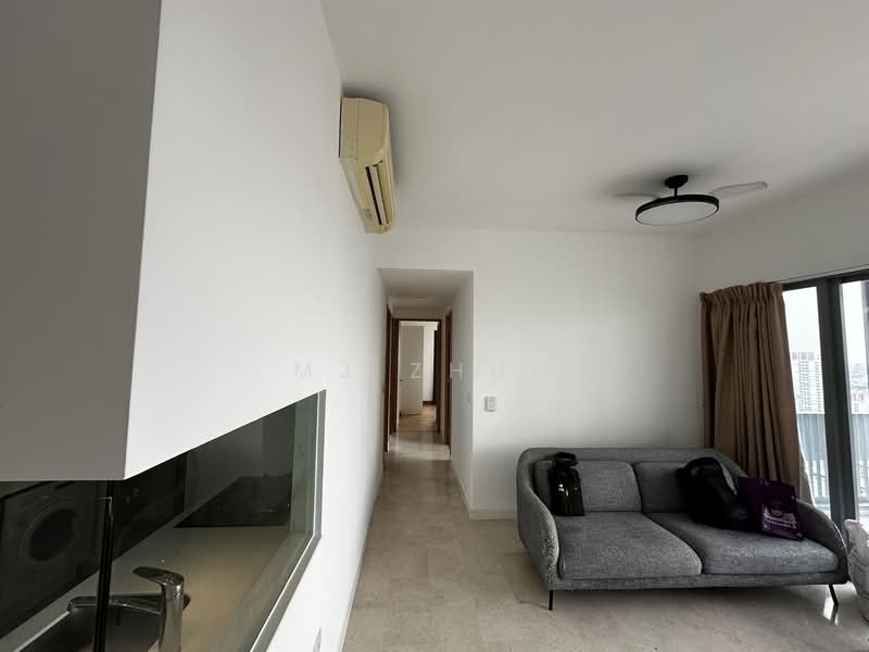 Alex Residences, 28 Alexandra View, 3 Bedrooms, 1,023 sqft, Apartment For Rent, by MJ Zhuo, 500066954 - Living Room - PropertyGuru.com.sg