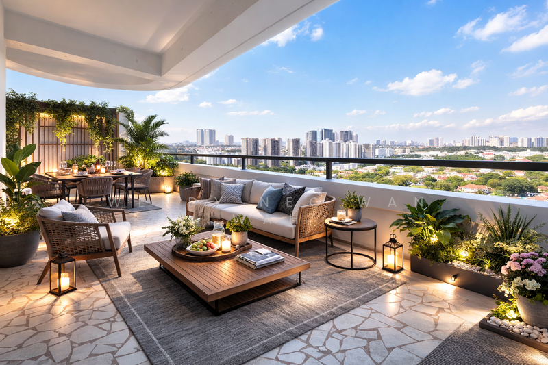 Regency Park, 3 Nathan Road, 4 Bedrooms, 3,650 sqft, Condominium For Rent, by Wendy Neo Wan Wah, 500066959 - Balcony - PropertyGuru.com.sg