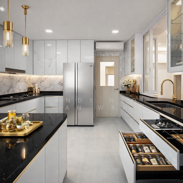 Regency Park, 3 Nathan Road, 4 Bedrooms, 3,650 sqft, Condominium For Rent, by Wendy Neo Wan Wah, 500066959 - Kitchen - PropertyGuru.com.sg