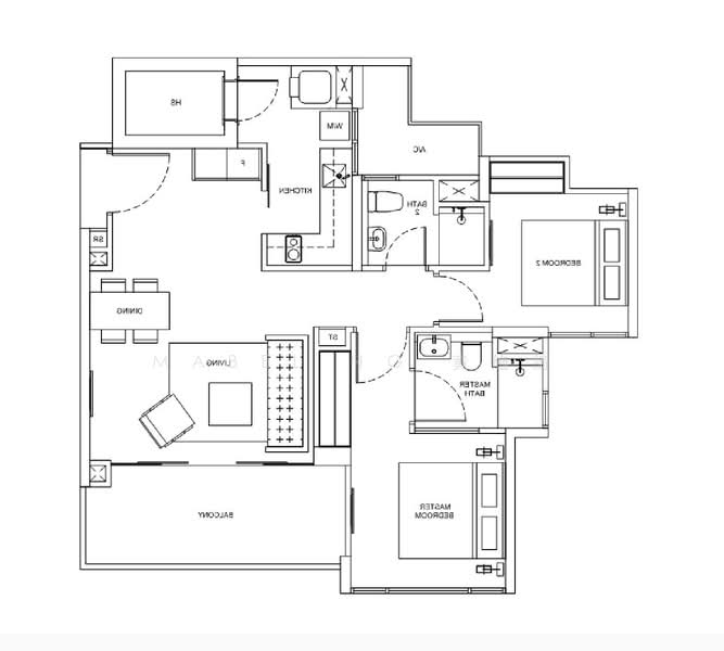 Riversails Condominium For Sale at S$ 1,298,000 | PropertyGuru Singapore