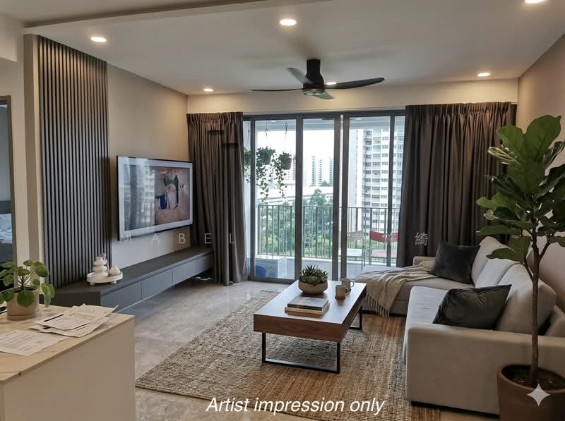 Riversails Condominium For Sale at S$ 1,298,000 | PropertyGuru Singapore - Living Room
