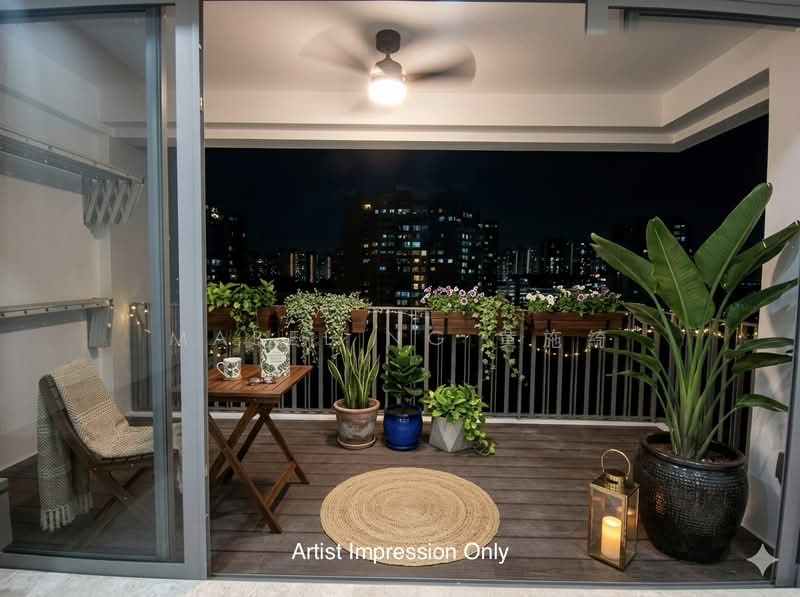 Riversails Condominium For Sale at S$ 1,298,000 | PropertyGuru Singapore - Balcony