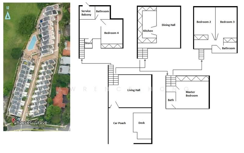 Chancery Grove, 25B Chancery Lane, 4 Bedrooms, 2,013 sqft, Cluster House For Rent, by Lawrence Hong, 500067039 - PropertyGuru.com.sg