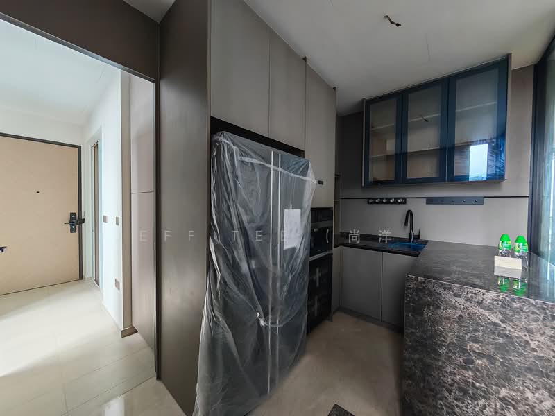 Perfect Ten Condominium For Sale at S$ 4,500,000 | PropertyGuru Singapore - Kitchen w Coffee maker and wine chiller