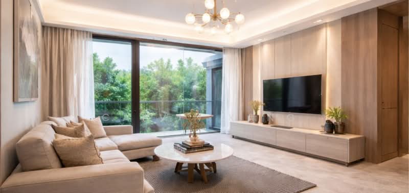 Pinery Residences Condominium For Sale at S$ 3,300,000 | PropertyGuru Singapore - Living Room