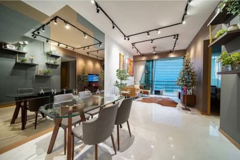 Marina One Residences, 21 Marina Way, 2 Bedrooms, 1,153 sqft, Condominium For Rent, by Anthea Yeo 杨丽娇, 500067209 - Living Room - PropertyGuru.com.sg