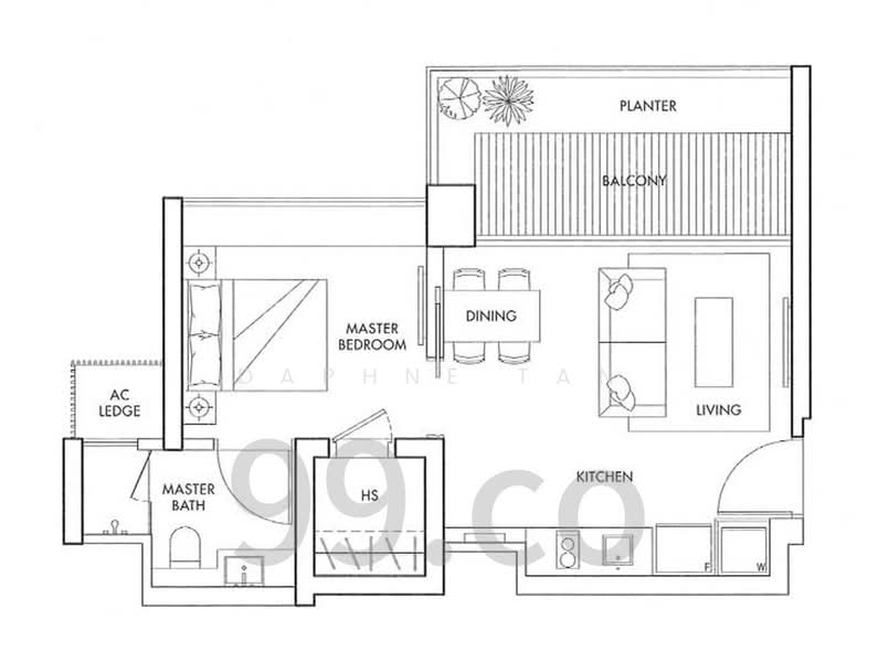 Spottiswoode Residences Condominium For Sale at S$ 1,390,000 | PropertyGuru Singapore