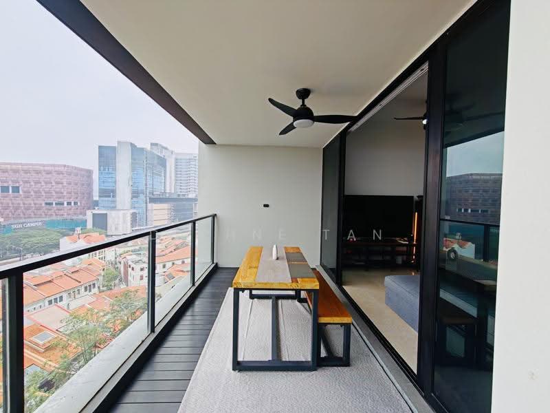 Spottiswoode Residences, 48 Spottiswoode Park Road, Chinatown / Tanjong Pagar, 1 Bedroom, 603 sqft, Condominium For Sale, by Daphne Tan, 500067215 - Balcony - PropertyGuru.com.sg