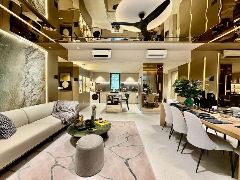 River Modern Condominium For Sale at S$ 4,588,000 | PropertyGuru Singapore - Living Room