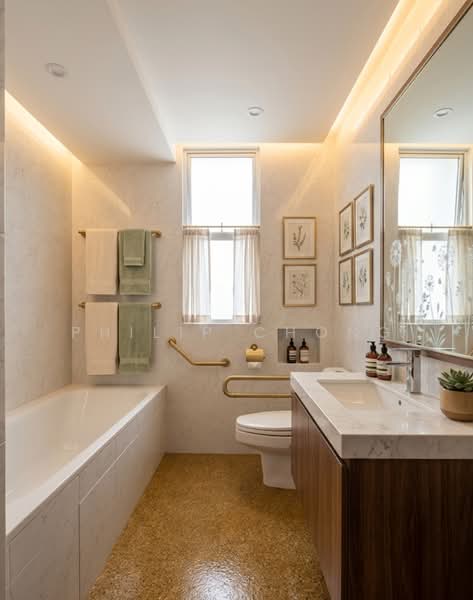 The Eden @ Tampines, 39 Tampines Street 34, 3 Bedrooms, 1,184 sqft, Condominium For Sale, by Philip Chong, 500067306 - Bathroom - PropertyGuru.com.sg