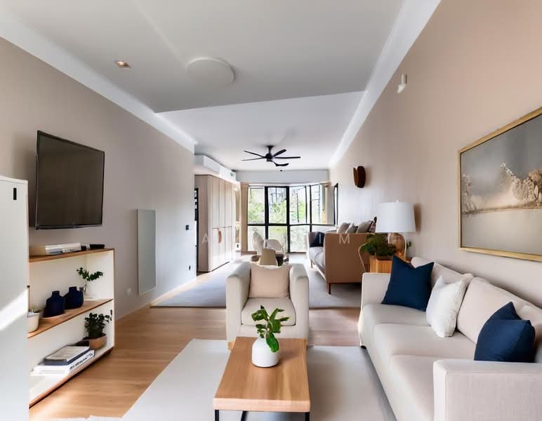 Eastpoint Green Condominium For Sale at S$ 1,170,000 | PropertyGuru Singapore - Living Room