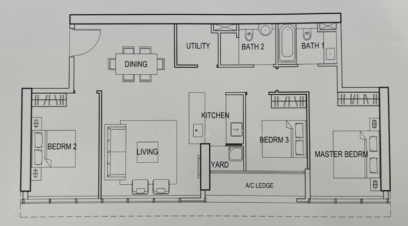 Reflections at Keppel Bay, 27 Keppel Bay View, 3 Bedrooms, 1,206 sqft, Condominium For Rent, by Aquila Tan, 500067554 - PropertyGuru.com.sg