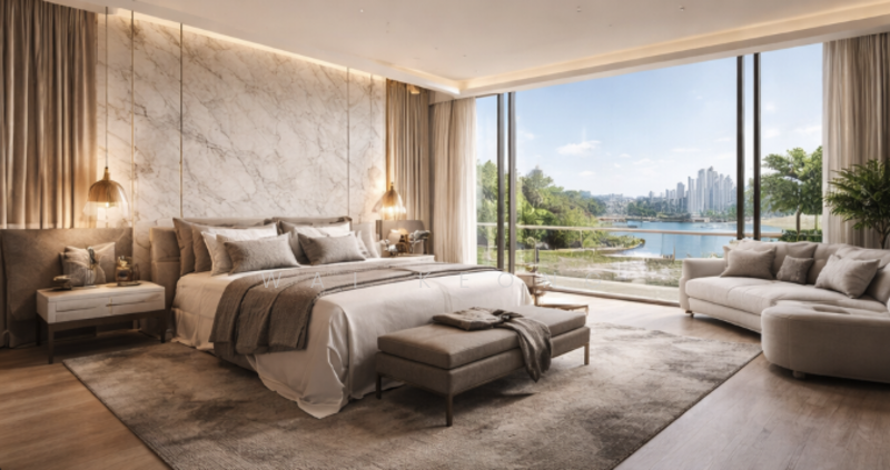 One Marina Gardens Apartment For Sale at S$ 4,702,800 | PropertyGuru Singapore - Bedroom