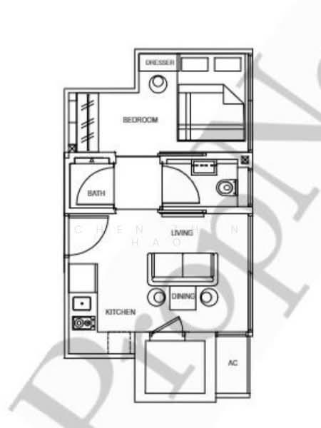 Park Residences Kovan, 831 Upper Serangoon Road, 1 Bedroom, 323 sqft, Apartment For Rent, by Chen Zhen Hao, 500067667 - PropertyGuru.com.sg