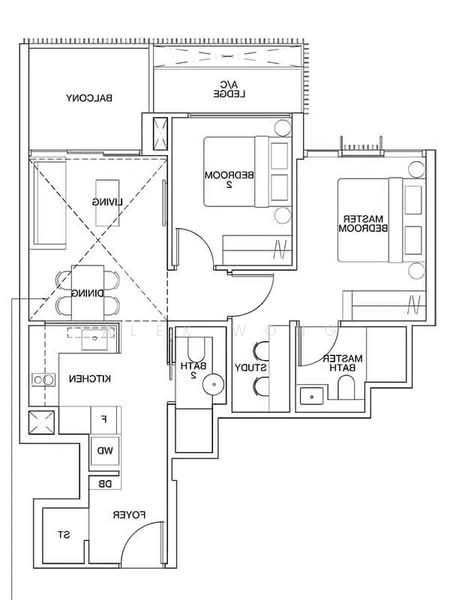 KI Residences At Brookvale Condominium For Sale at S$ 1,650,000 | PropertyGuru Singapore