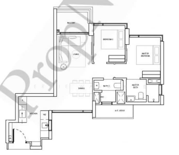 The Landmark, 173 Chin Swee Road, 2 Bedrooms, 753 sqft, Condominium For Rent, by Bernie Wang 王盛雄, 500067740 - PropertyGuru.com.sg