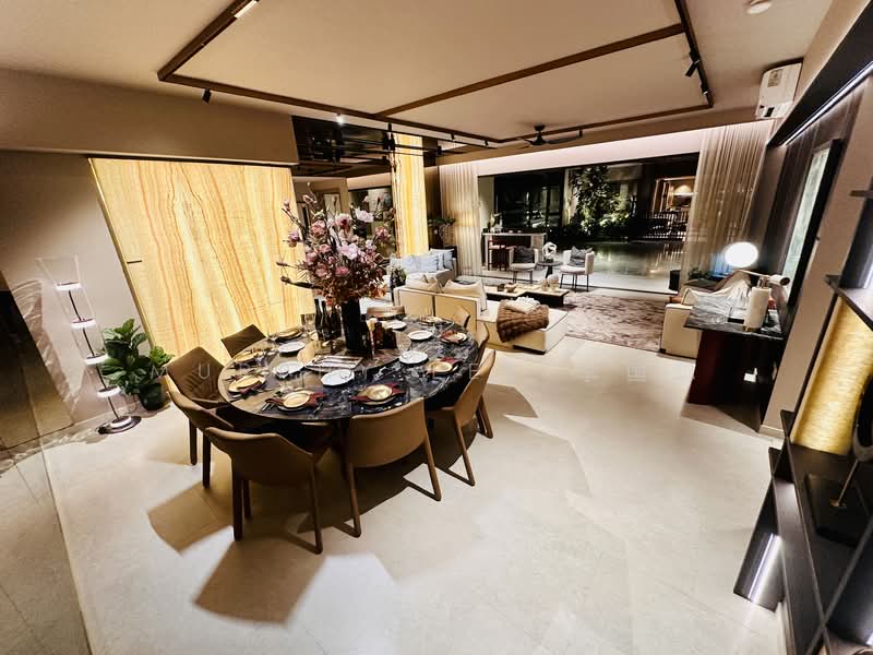 River Modern Condominium For Sale at S$ 5,995,000 | PropertyGuru Singapore - Dining Room