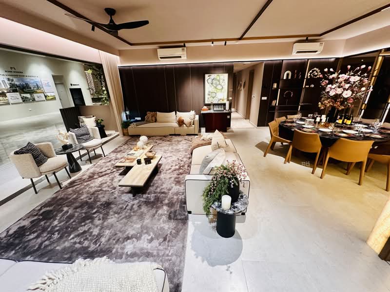 River Modern Condominium For Sale at S$ 5,995,000 | PropertyGuru Singapore - Living Room
